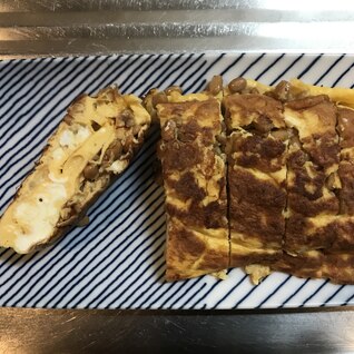 納豆入り玉子焼き